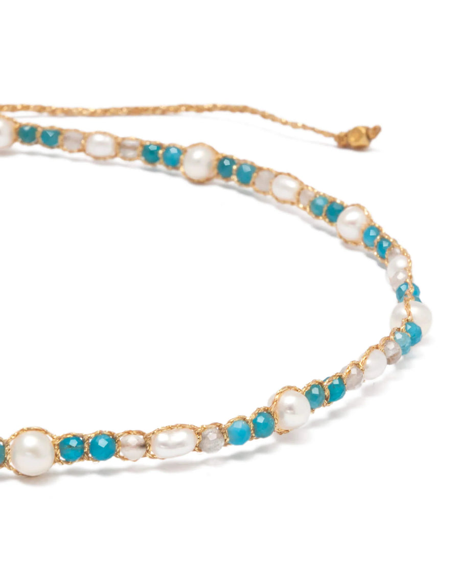 Pearl & Gemstone Temptation Choker | Gold