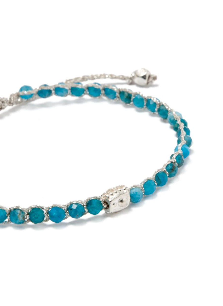 Apatite from Brazil Bracelet | Silver