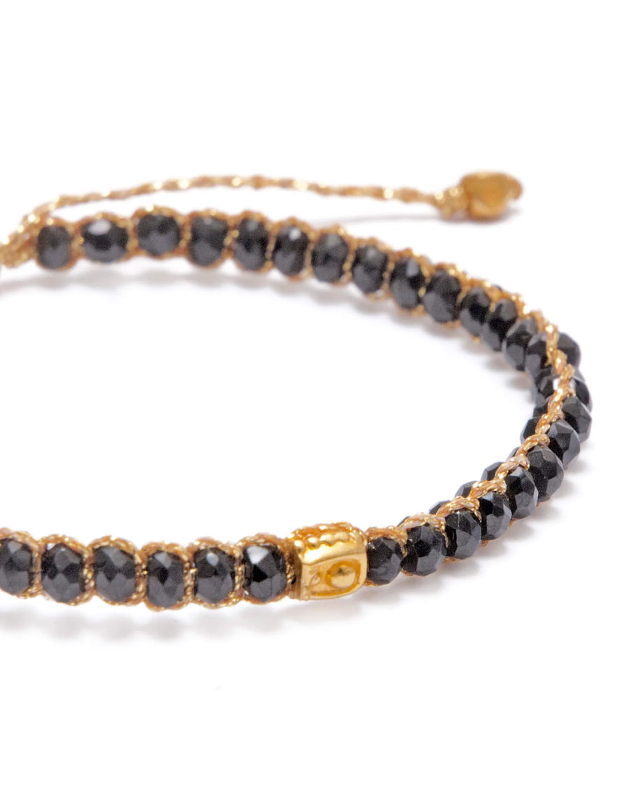 Black Tourmaline Bracelet | Gold