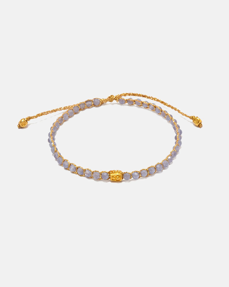 Lavender Amethyst from Zambia Bracelet | Gold