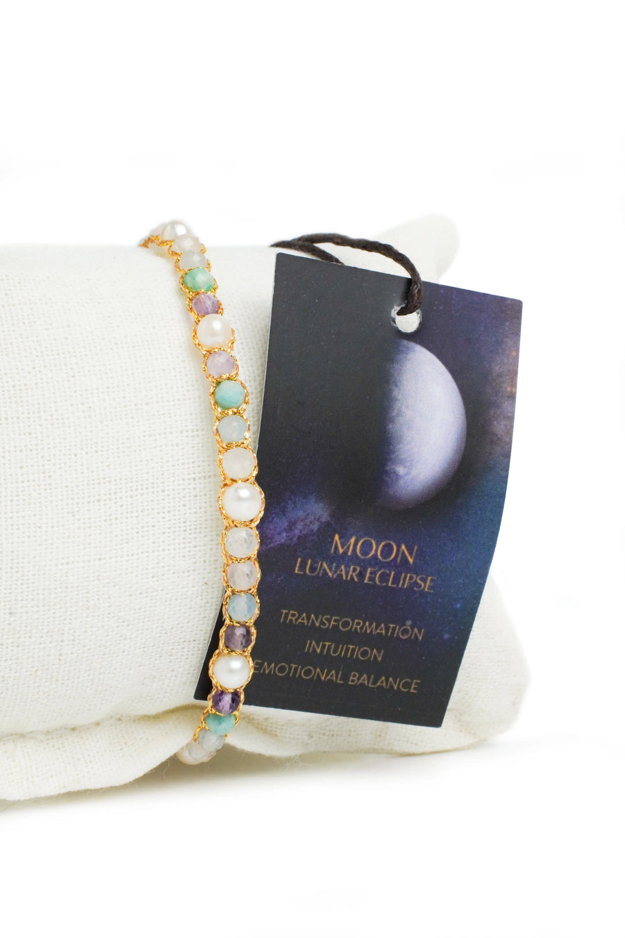 Moon Lunar Eclipse Bracelet Gold