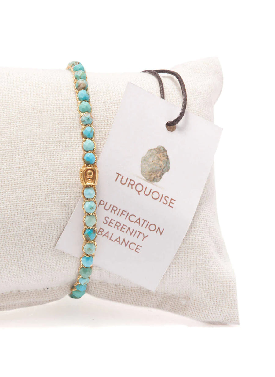 Turquoise Bracelet | Gold